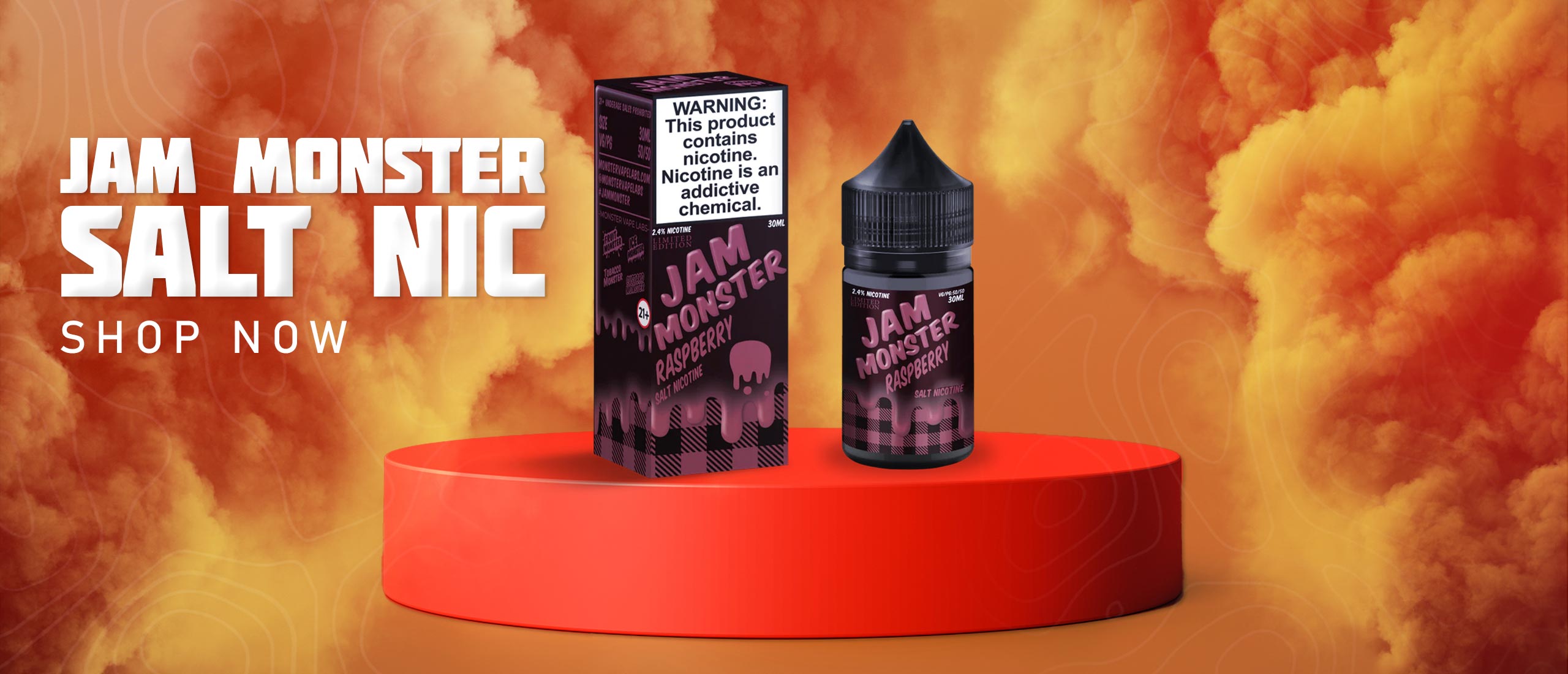 Jam Monster Salt Nic Hero Image